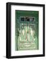 pale green wooden door-Klaus Scholz-Framed Photographic Print