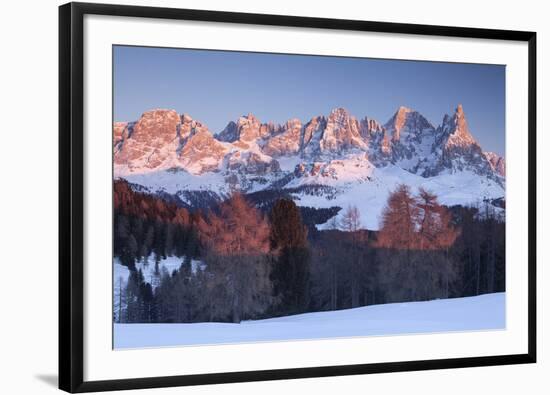 Pale of San Martino, Dolomites, Trento province, Trentino Alto Adige, Italy, Europe. View of Cimon -ClickAlps-Framed Photographic Print