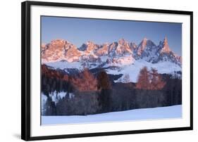 Pale of San Martino, Dolomites, Trento province, Trentino Alto Adige, Italy, Europe. View of Cimon -ClickAlps-Framed Photographic Print