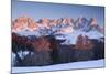Pale of San Martino, Dolomites, Trento province, Trentino Alto Adige, Italy, Europe. View of Cimon -ClickAlps-Mounted Photographic Print