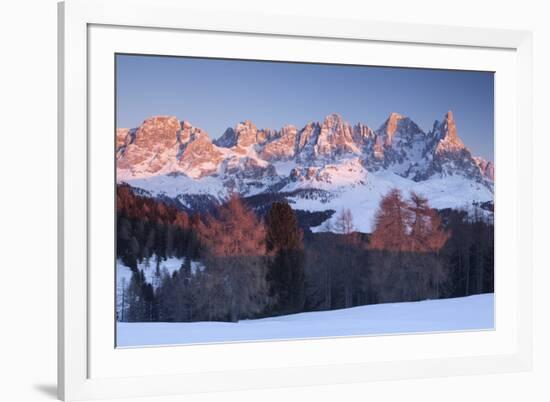 Pale of San Martino, Dolomites, Trento province, Trentino Alto Adige, Italy, Europe. View of Cimon -ClickAlps-Framed Photographic Print