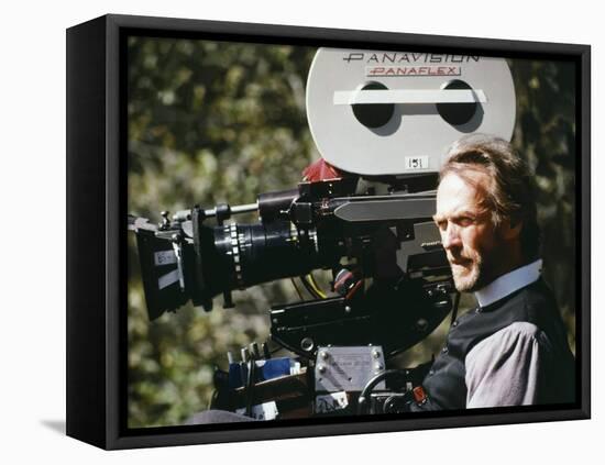 Pale Rider 1985 Directed by Clint Eastwood Clint Eastwood-null-Framed Stretched Canvas