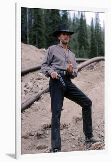 PALE RIDER directed by ClintEastwood, 1985 (photo)-null-Framed Photo