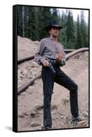 PALE RIDER directed by ClintEastwood, 1985 (photo)-null-Framed Stretched Canvas