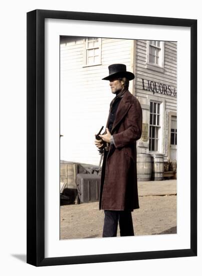 PALE RIDER directed by ClintEastwood, 1985 (photo)-null-Framed Photo
