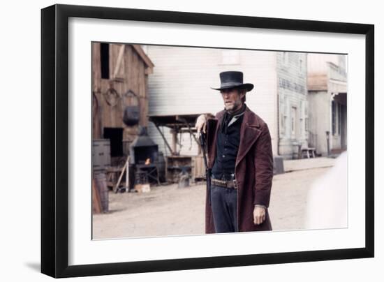 PALE RIDER directed by ClintEastwood, 1985 (photo)-null-Framed Photo