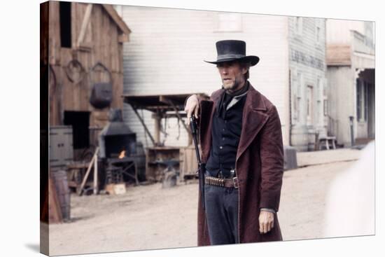 PALE RIDER directed by ClintEastwood, 1985 (photo)-null-Stretched Canvas