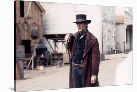 PALE RIDER directed by ClintEastwood, 1985 (photo)-null-Stretched Canvas