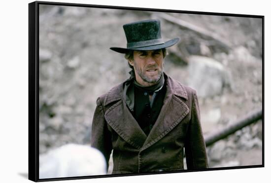 PALE RIDER directed by ClintEastwood, 1985 (photo)-null-Framed Stretched Canvas