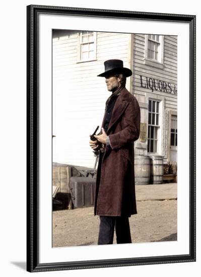 PALE RIDER directed by ClintEastwood, 1985 (photo)-null-Framed Photo