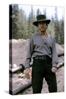 PALE RIDER directed by ClintEastwood, 1985 (photo)-null-Stretched Canvas