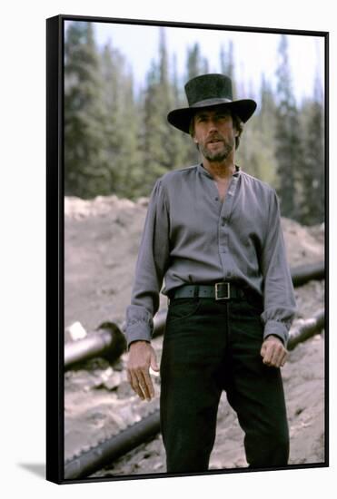 PALE RIDER directed by ClintEastwood, 1985 (photo)-null-Framed Stretched Canvas