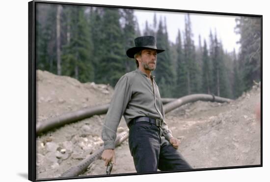 PALE RIDER directed by ClintEastwood, 1985 (photo)-null-Framed Photo