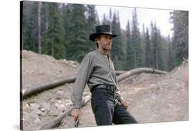 PALE RIDER directed by ClintEastwood, 1985 (photo)-null-Stretched Canvas