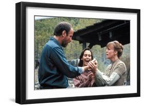 PALE RIDER directed by ClintEastwood with Michael Moriarty, Sydney Penny and Carrie Snodgress, 1985-null-Framed Photo