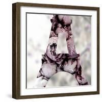 Pale Rose Tower-Tracey Telik-Framed Art Print