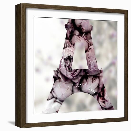 Pale Rose Tower-Tracey Telik-Framed Art Print