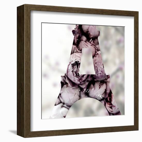 Pale Rose Tower-Tracey Telik-Framed Art Print