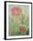 Pale Salmon Pink Rose Against a Window Pane with Heavy Condensation-Woolfitt Adam-Framed Photographic Print