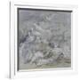 Pale Shelter Scene-Henry Moore-Framed Giclee Print