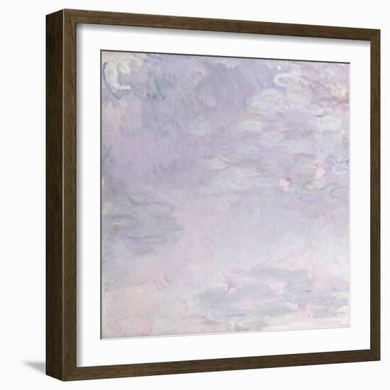 Pale Water Lilies, circa 1917-1925-Claude Monet-Framed Giclee Print