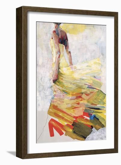 Pale Yellow Dress-Kari Taylor-Framed Giclee Print