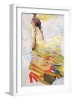 Pale Yellow Dress-Kari Taylor-Framed Giclee Print