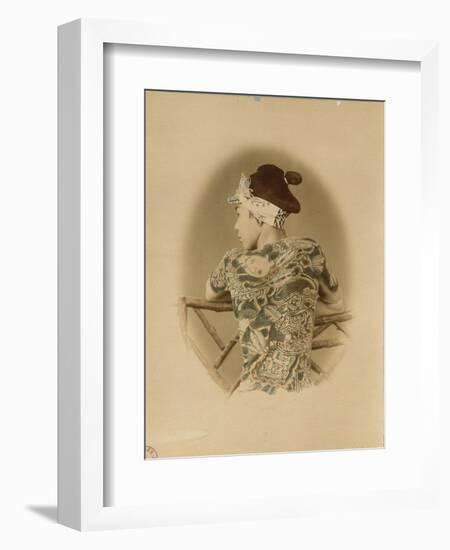 Palefrenier tatoué-null-Framed Giclee Print