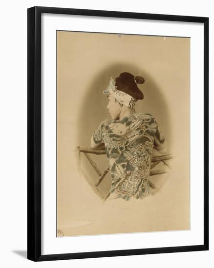 Palefrenier tatoué-null-Framed Premium Giclee Print