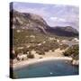 Paleocastritsa, Corfu, from below the monastery, c20th century-CM Dixon-Stretched Canvas