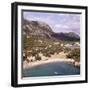 Paleocastritsa, Corfu, from below the monastery, c20th century-CM Dixon-Framed Photographic Print