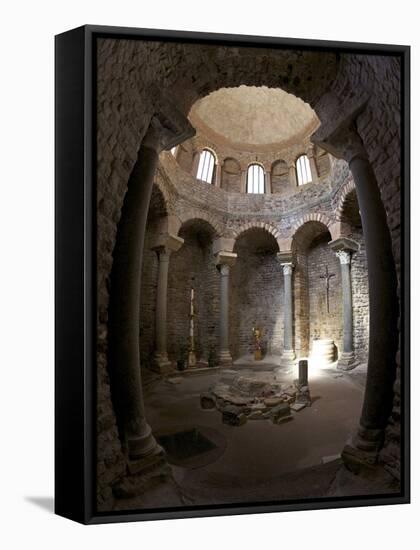 Paleochristian 5th Century Baptistery, Cathedral of St. Leonce of Frejus, Var, Provence, Cote D'Azu-Peter Barritt-Framed Stretched Canvas