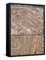 Paleography - Egypt - Karnak-null-Framed Stretched Canvas