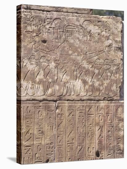 Paleography - Egypt - Karnak-null-Stretched Canvas