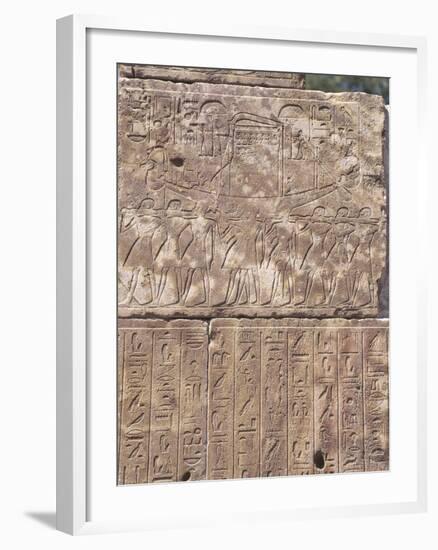 Paleography - Egypt - Karnak-null-Framed Photographic Print
