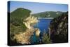 Paleokastritsa, Corfu, Greece-Hans Peter Merten-Stretched Canvas