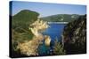 Paleokastritsa, Corfu, Greece-Hans Peter Merten-Stretched Canvas