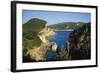 Paleokastritsa, Corfu, Greece-Hans Peter Merten-Framed Photographic Print