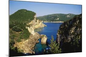 Paleokastritsa, Corfu, Greece-Hans Peter Merten-Mounted Photographic Print