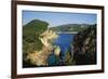 Paleokastritsa, Corfu, Greece-Hans Peter Merten-Framed Photographic Print