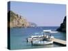 Paleokastritsa, Corfu, Greek Islands, Greece, Mediterranean-Hans Peter Merten-Stretched Canvas