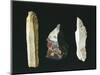 Paleolithic Flint Tools, Scrapers-null-Mounted Giclee Print