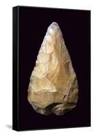 Paleolithic hand-axe-Unknown-Framed Stretched Canvas