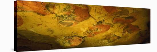 Paleolithic Paintings, Altamira Cave, Santillana Del Mar, Cantabria, Spain-null-Stretched Canvas