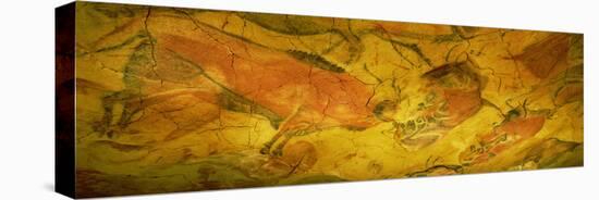 Paleolithic Paintings, Altamira Cave, Santillana Del Mar, Cantabria, Spain-null-Stretched Canvas