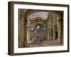 Palermo, 1844 watercolor-Rudolph von Alt-Framed Giclee Print