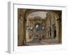 Palermo, 1844 watercolor-Rudolph von Alt-Framed Giclee Print