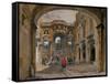 Palermo, 1844 watercolor-Rudolph von Alt-Framed Stretched Canvas