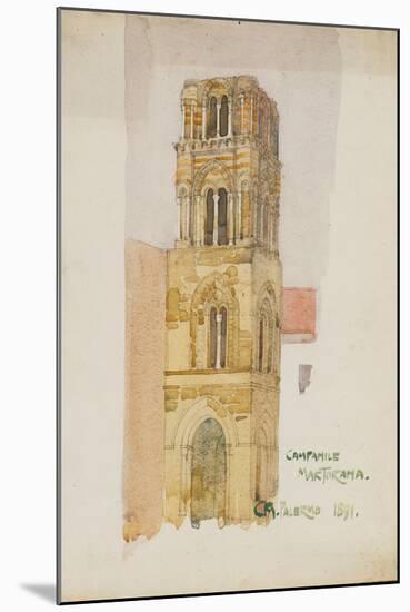 Palermo, Campanile Martorana, 1891-Charles Rennie Mackintosh-Mounted Giclee Print