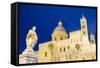 Palermo Cathedral at Night (Duomo Di Palermo)-Matthew Williams-Ellis-Framed Stretched Canvas